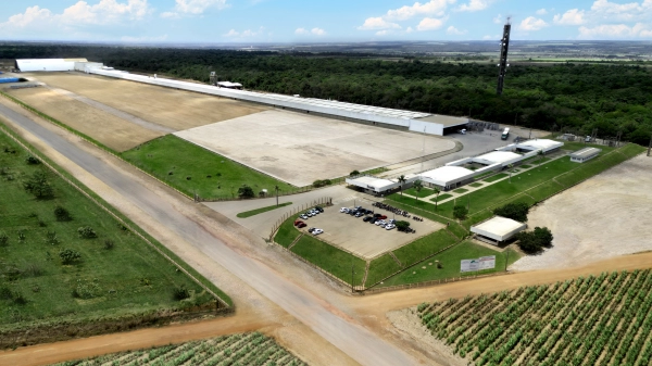 Imagem aérea fábrica em Goianinha-RN